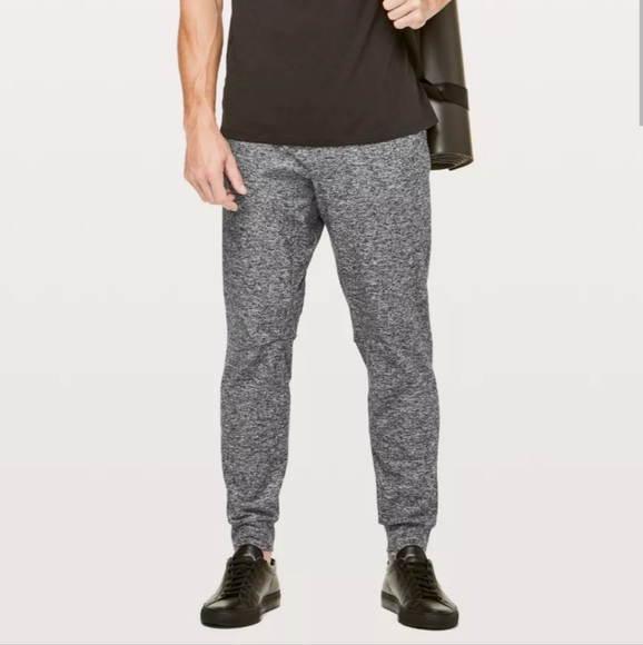 Lululemon men's intent rulu jogger sweatpants heathered gray black small